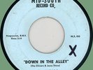 LYRICS Crying Over You / Down in the Alley 45rpm Mid-South 1959