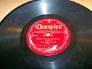 Champion 5509 Hank Jones His Ginger Bud Preston's String Band Race Record BLUES