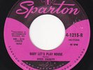 Rockabilly. Vince Everett - Baby Let's Play House/Livin' High + Custom PS