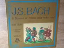 French OG LP Devy Erlih Bach Sonatas partitas violin vol 1 Ades stereo near MINT