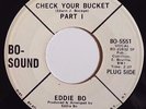 Eddie Bo - Bo-Sound 45rpm - PROMO FUNK - Check Your Bucket 1&2