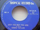 EDDIE TAYLOR Just The Way You Are b/w The State Song DEEP SOUL 45 e763 HEAR