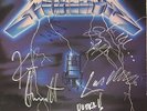 METALLICA AUTOGRAPHED RIDE THE LIGHTNING 1ST PRESSING CLIFF BURTON HETIFELD