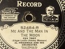 HOT 1920s DANCE Al Friedman Orch. Me&Man in Moon Edison (Electric) 52484 E-