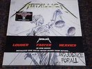 METALLICA SEALED 4LP BOX SET 45RPM 180G AND JUSTICE FOR ALL LOUDER FASTER HARDER