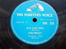 ELVIS PRESLEY 78 RPM BLUE SUEDE SHOES / TUTTI FRUTTI HMV 213 EX+