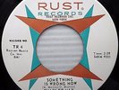 Charlee May SOMETHING IS WRONG NOW b/w ALL HID soul 45 on RUST Records TR4 e8567