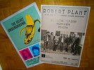 2x Promo Concert-Tour Poster ROBERT PLANT (Led Zeppelin)+THE VELVET UNDERGROUND
