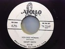 SMILEY SMITH VOO DOO WOMAN VG++ ORIGINAL PROMO WLP RARE ROCKABILLY 45 APOLLO