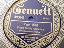 GENNETT RECORDS, 78 RPM, PANAMA, FRIARS SOCIETY ORCHESTRA,  TIGER RAG