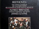 Beethoven 5 Piano Concertos Live Brendel Levine 4xLP Philips 411 189-1 NM/EX