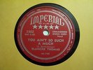 BLANCHE THOMAS You Ain't So Such A Much / Not The Way IMPERIAL 5302 Blues 78