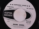 MARK JAMES: Suspicious Minds / A Taste Of Heaven 45 (dj, original version) Rock