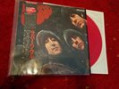 Japanese Rubber Soul The Beatles Red Vinyl Mono Record LP Aurex NM