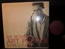 The Return Of ART PEPPER,SCORE SLP-4032 DG Mono Original
