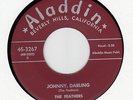 FEATHERS-JOHNNY DARLING/ SHAKE EM UP/ALADDIN 45 #3267 / DOO WOP ORIG EX HEAR IT