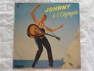 JOHNNY HALLYDAY 33t JOHNNY A L' OLYMPIA  1er pressage ,sans titres ,sans ovale.