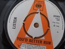 LISTEN -YOU'D BETTER RUN. *ROBERT PLANT*LED ZEPPELIN DEMO 1966