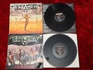 2 TESTAMENT LPs Practice what you preach & Live at Eindhoven megaforce Vinyl 33