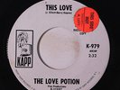 LOVE POTION: This Love / Same 45 (dj, promo tol) rare Soul