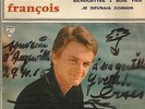 CLAUDE FRANCOIS Quand un bateau passe EP PHILIPS AVEC DEDICACE 1965