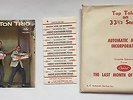 Super-Rare KINGSTON TRIO Stereo 33 Jukebox Xmas Salesman Sample Set - MINT