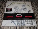 METALLICA  AND JUSTICE FOR ALL  BLACK VINYL 45RPM  4LP box set Sealed