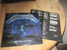 METALLICA - RIDE THE LIGHTNING LP MEGAFORCE 1st pressing on GREY LABELS