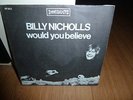Billy Nicholls Mod Beat Small Faces Would you believe '67 Dutch 7' Pict. sleeve