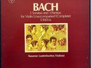 SUSANNE LAUTENBACHER:JS Bach:6 Sonatas & Partitas:Vox SVBX 526:NM