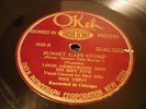 JAZZ LOUIS ARMSTRONG & HIS HOT FIVE Sunset Cafe Stomp OKEH TRUTONE 8423