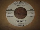 RALPH IVE GOT IT CANDIX 321 RARE ROCK N ROLL 45 ROCKABILLY 61' WLBP BEACH BOYS