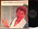 Ella Fitzgerald, The First Lady Of Song Record LP, 1958 Original Jazz Decca