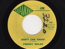 Txs R&R/R&B FREDDY NOLAN (Edgar Winter) Don't Cha Know/Falling In Love M- HEAR