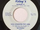 THE RIVIERAS northern soul 45 You Counterfeit Girl / Share Your Love   Rileys NM