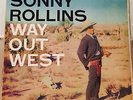 SONNY ROLLINS TRIO 'WAY OUT WEST' RARE UK CONTEMPORARY JAZZ LP 1957 1st