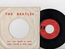 BEATLES 7 PS All You Need Is Love FRANCE Jukebox DIFFERENT COVER French rare 45