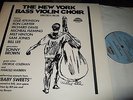 BILLIE LEE : THE NEW YORK BASS VIOLIN CHOIR LP 1980 STRATA EAST USA