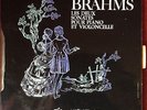HENRI HONEGGER NOEL LEE BRAHMS 2 SONATAS FOR PIANO AND CELLO FRENCH VALOIS LP