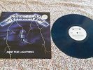 METALLICA Ride the Lightning BLUE LP Limited 8/80 (Iron Maiden AC/DC Kiss)