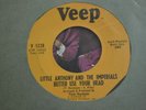 Northern Soul 45 LITTLE ANTHONY better use your head VEEP pic sleeve listen