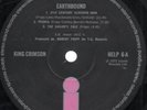 King Crimson - 'Earthbound' 1972 UK Island LP