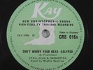 CALYPSO 78 - Cyril Diaz w/ Mighty Sparrow - Don't Worry Your Head  Kay CRS 016