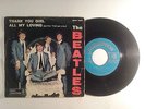 BEATLES THANK YOU GIRL /ALL MY LOVING PARLOPHON QMSP 16364 ITALY RARE BACK COVER