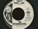 NORTHERN SOUL 45 THE DETERMINATIONS - THAT'S WHAT I LIKE - ORIGINAL PROMO RARE