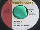 Early Paul Simon 45 : Tico And The Triumphs   Motorcycle    Madison M169 Sampler
