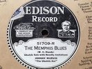 JOHNNY MARVIN - ‘MEMPHIS BLUES/ 12th STREET RAG’ ON RARE EDISON DIAMOND DISC