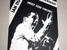 Vintage Ian Dury & The Blockheads Sweet Gene Vincent Stiff Records Poster 1977