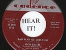 Ocie Smith R&B POPCORN 45 (Cadence 1312) Bad Man Of Missouri/If You Don't Love