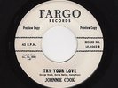 '63 R&B/Soul Shouter JOHNNIE COOK Try Your Love/I Couldn't Walk M- DJ HEAR BOTH